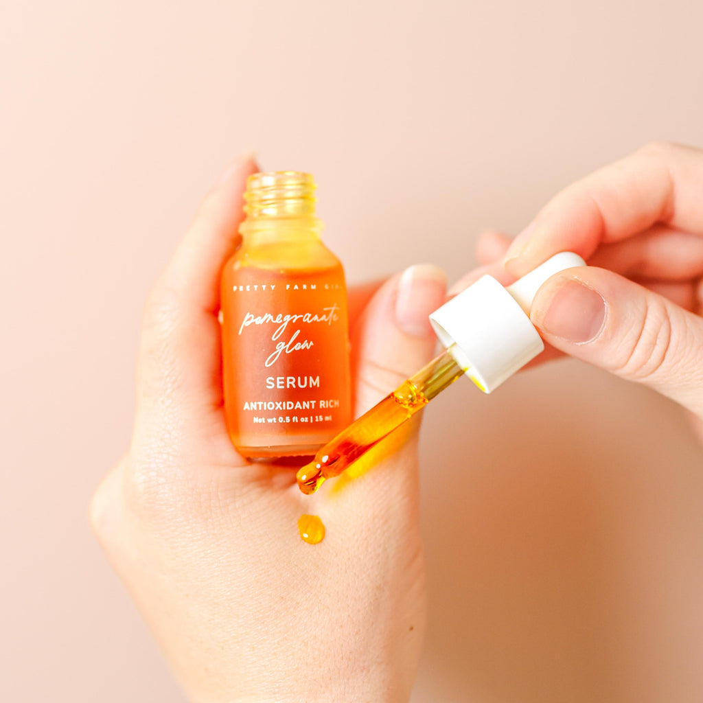 Pomegranate Glow Skin Protecting Serum – Antioxidant-Rich Natural Face Serum