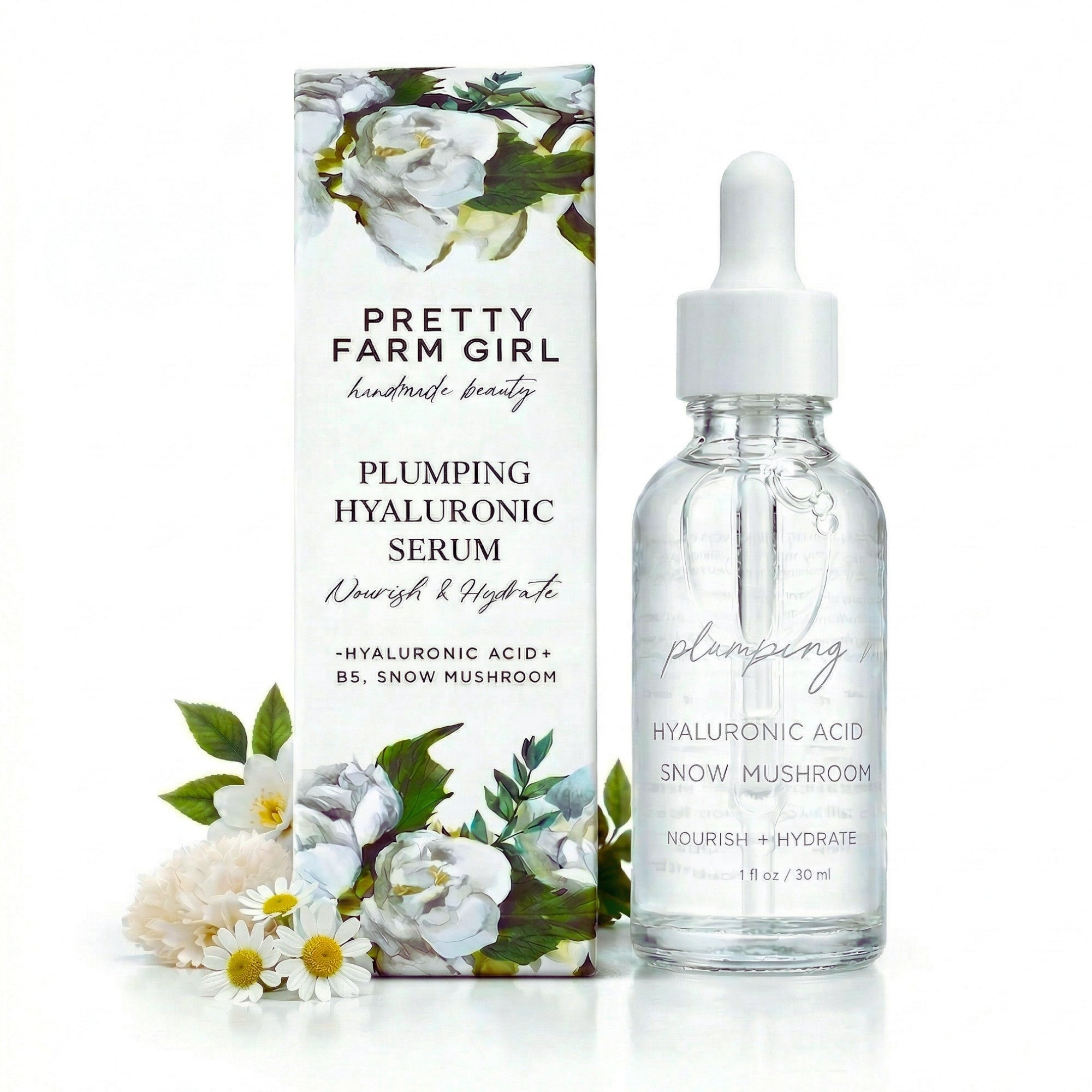 Hyaluronic Plumping Serum – Vitamin B5 & Snow Mushroom Deep Hydration Serum