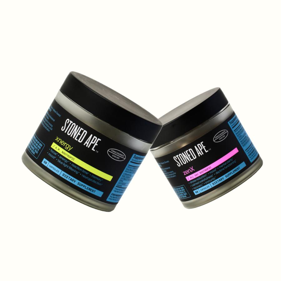 Calm Energy Bundle – AM Nootropic Stack for Focus & Motivation | Stoned Ape, Inc