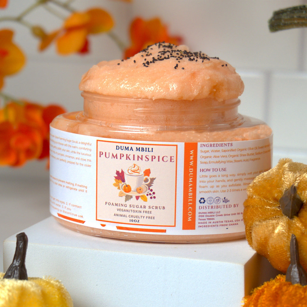 Fall Harvest Foaming Sugar Scrub Collection – 6 Seasonal Scents