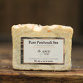 Pure Patchouli Sea Salt Soap Bar – Natural Exfoliating Soap with Deep Earthy Scent