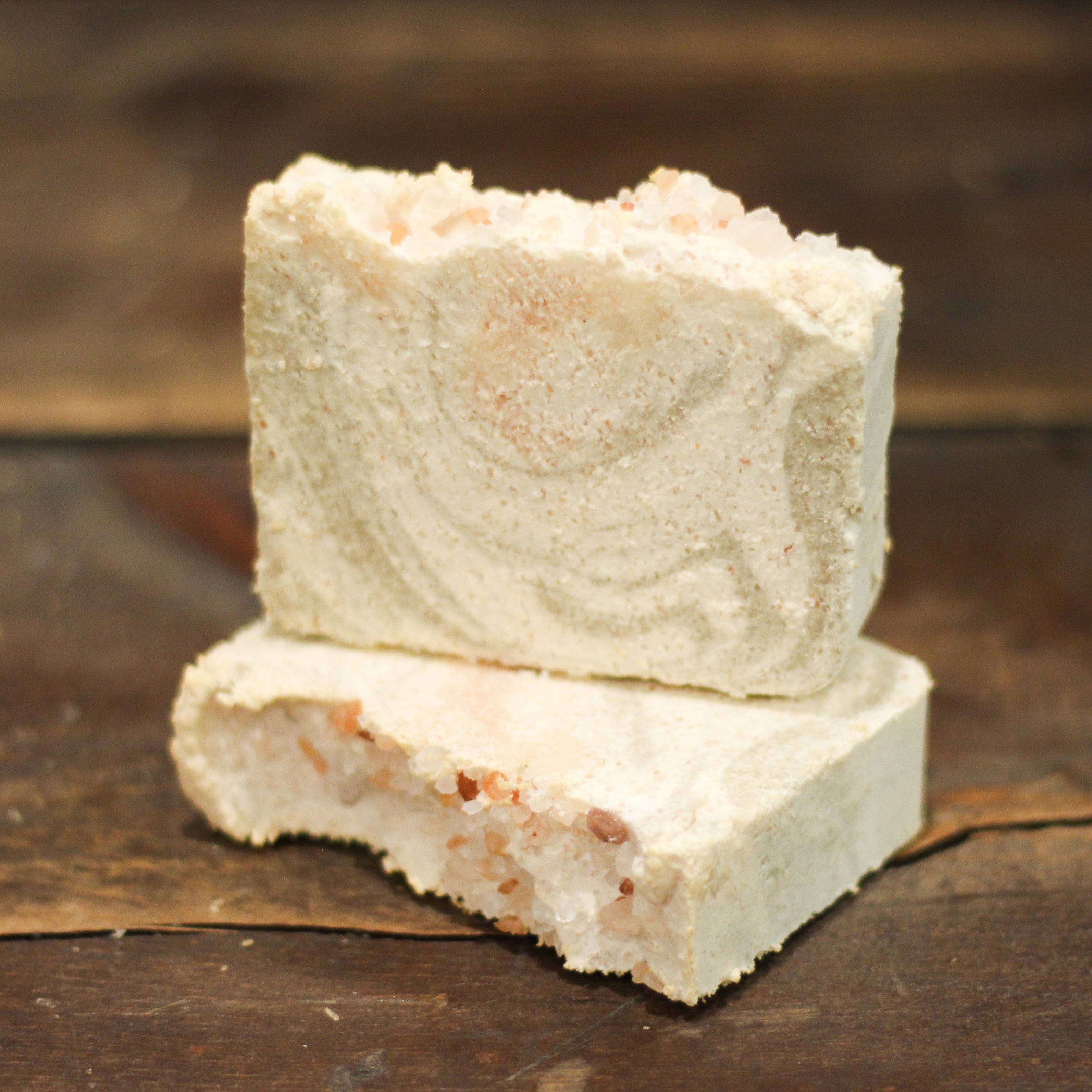 Pure Patchouli Sea Salt Soap Bar – Natural Exfoliating Soap with Deep Earthy Scent