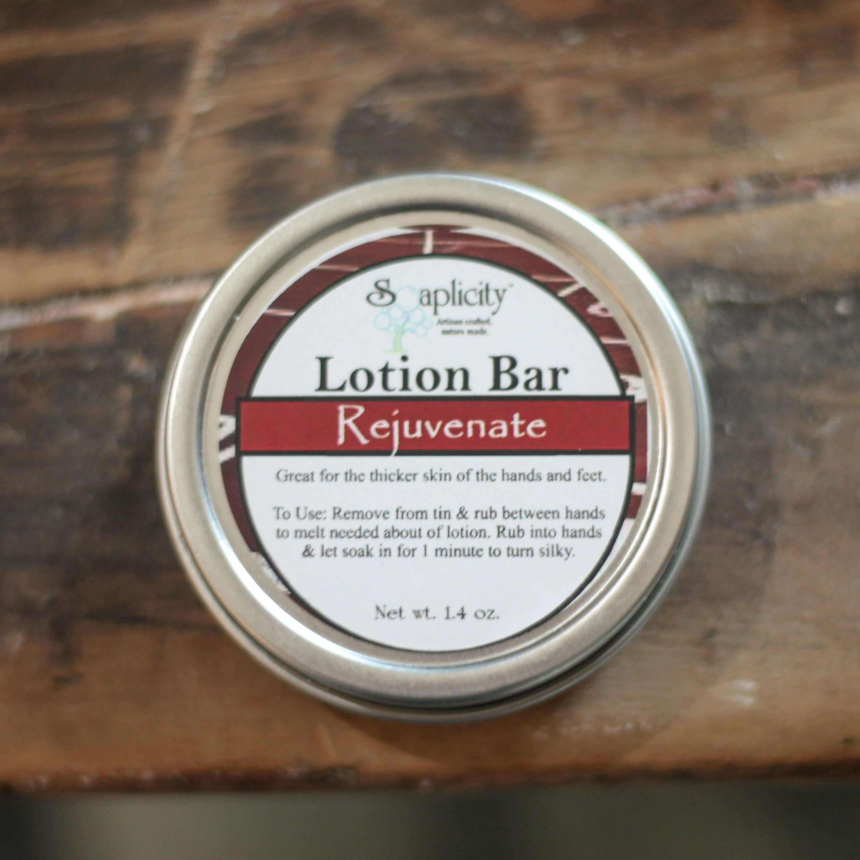 Rejuvenate Lotion Bar with Arnica Oil – Soothing & Restorative Solid Moisturizer