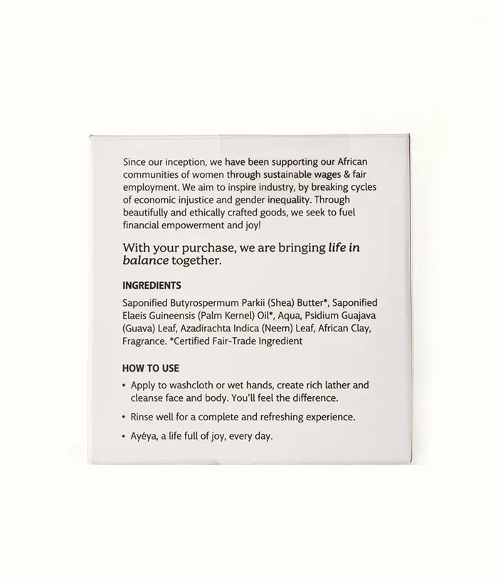 Traditional African Black Soap Bar – Reset