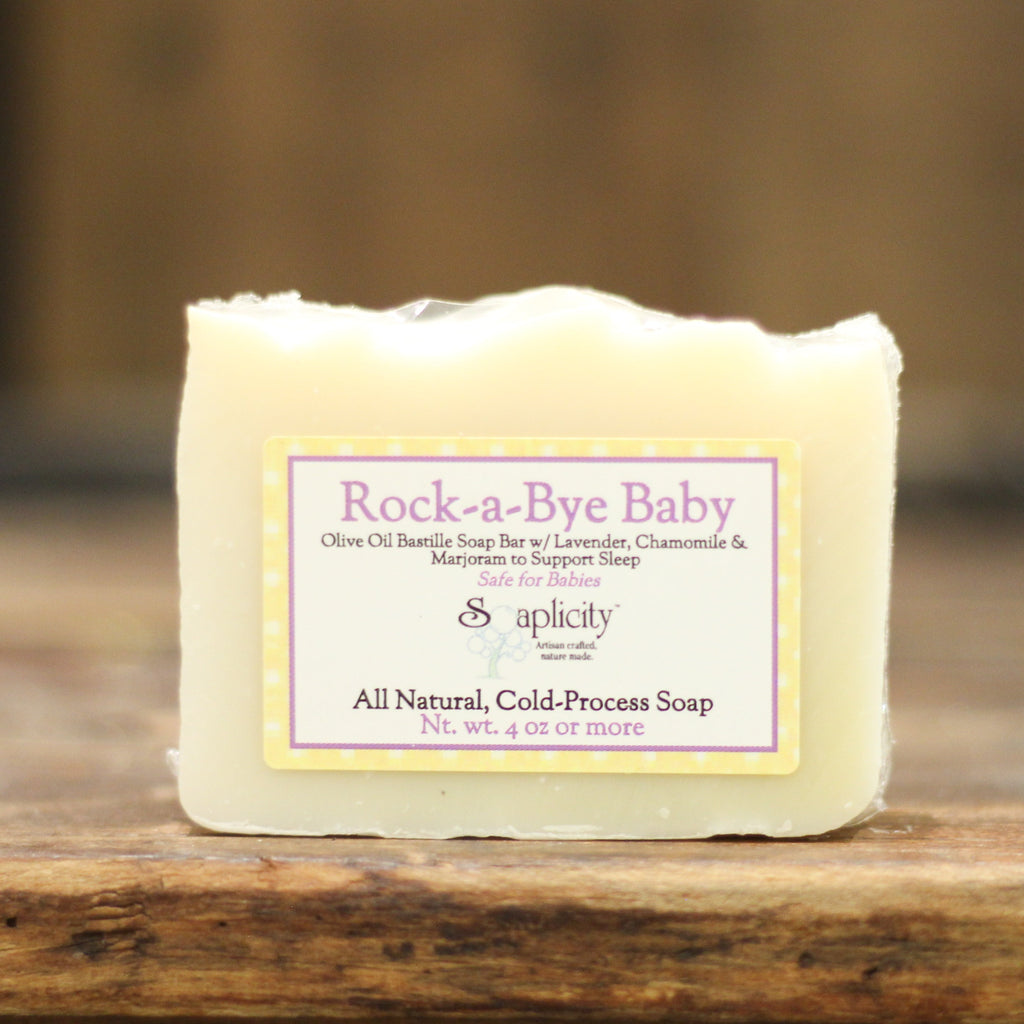 Rock-a-Bye Baby Bastille Soap Bar – Gentle Unscented Natural Baby Soap