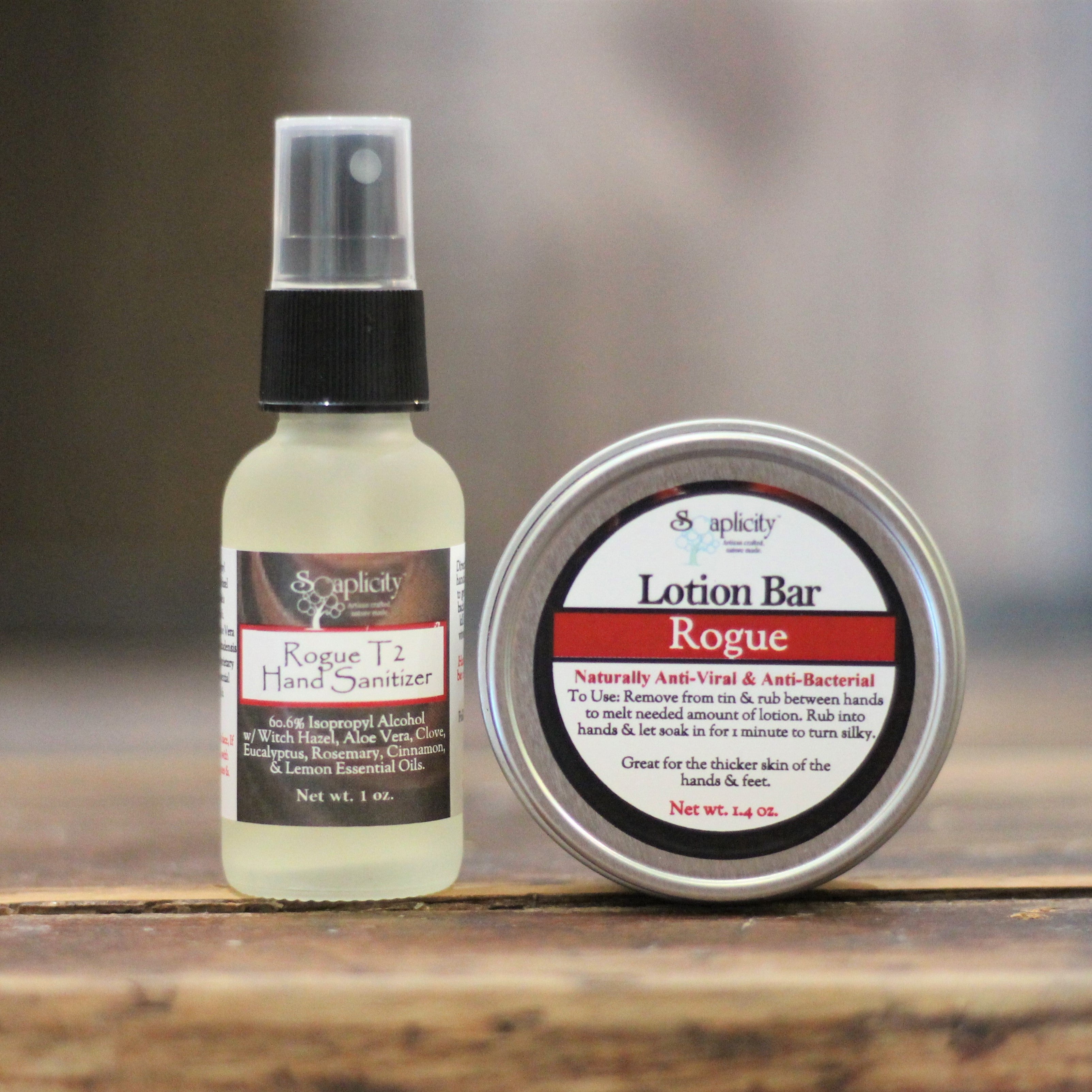 Extreme Immune Support Pack – Rogue T2 Hand Sanitizer Spray & Lotion Bar