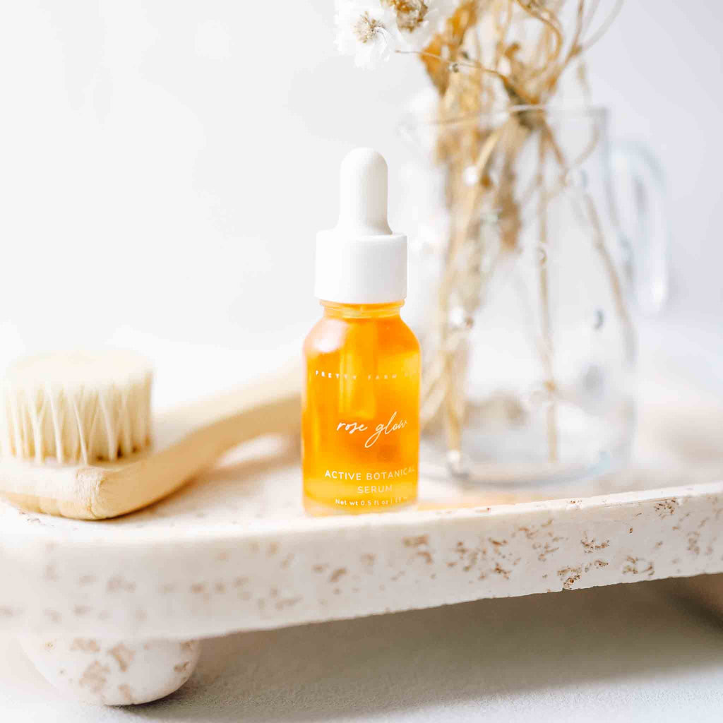 Rose Glow Anti-Aging Face Serum – Brightening & Firming Botanical Serum