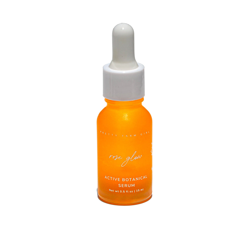 Rose Glow Anti-Aging Face Serum – Brightening & Firming Botanical Serum