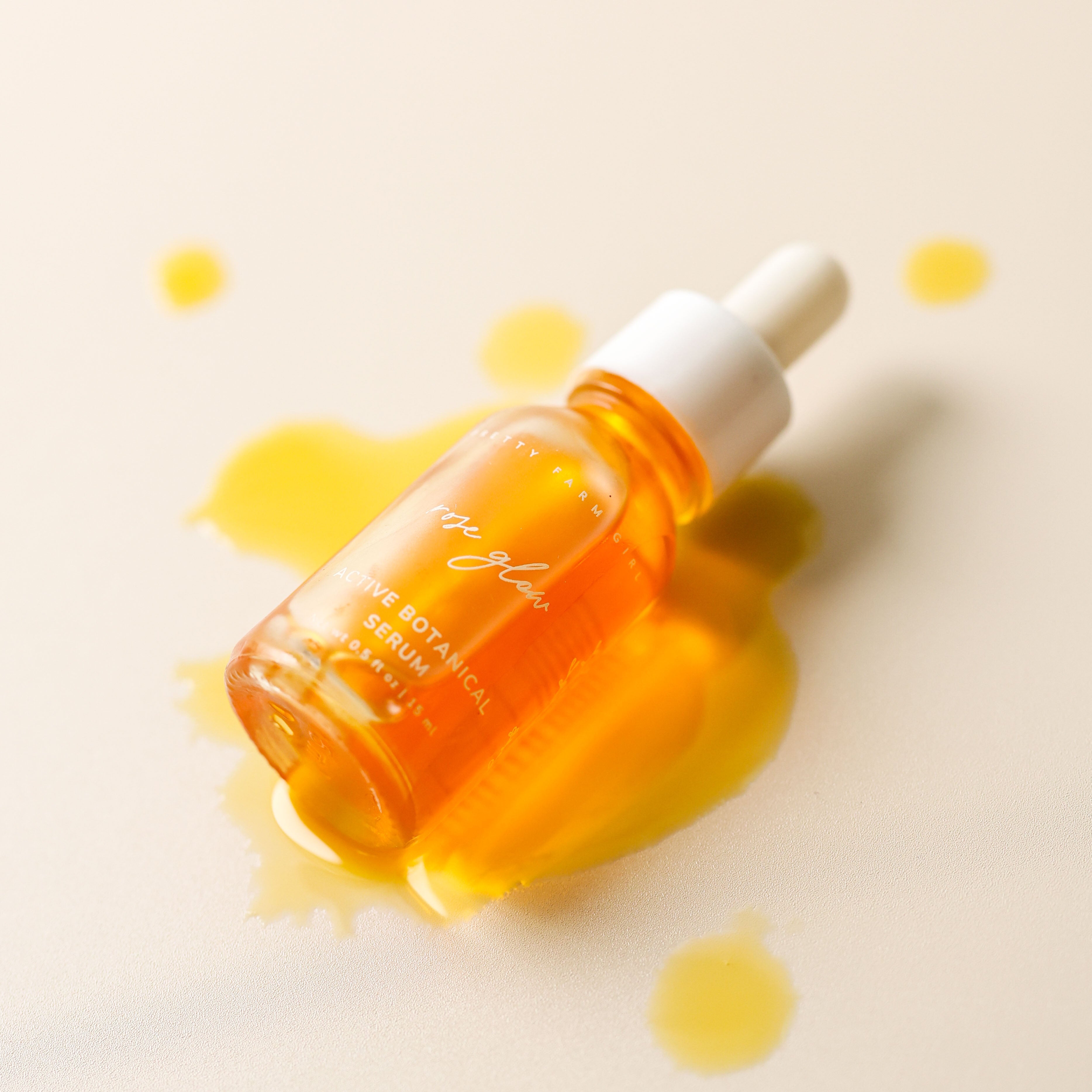 Rose Glow Anti-Aging Face Serum – Brightening & Firming Botanical Serum
