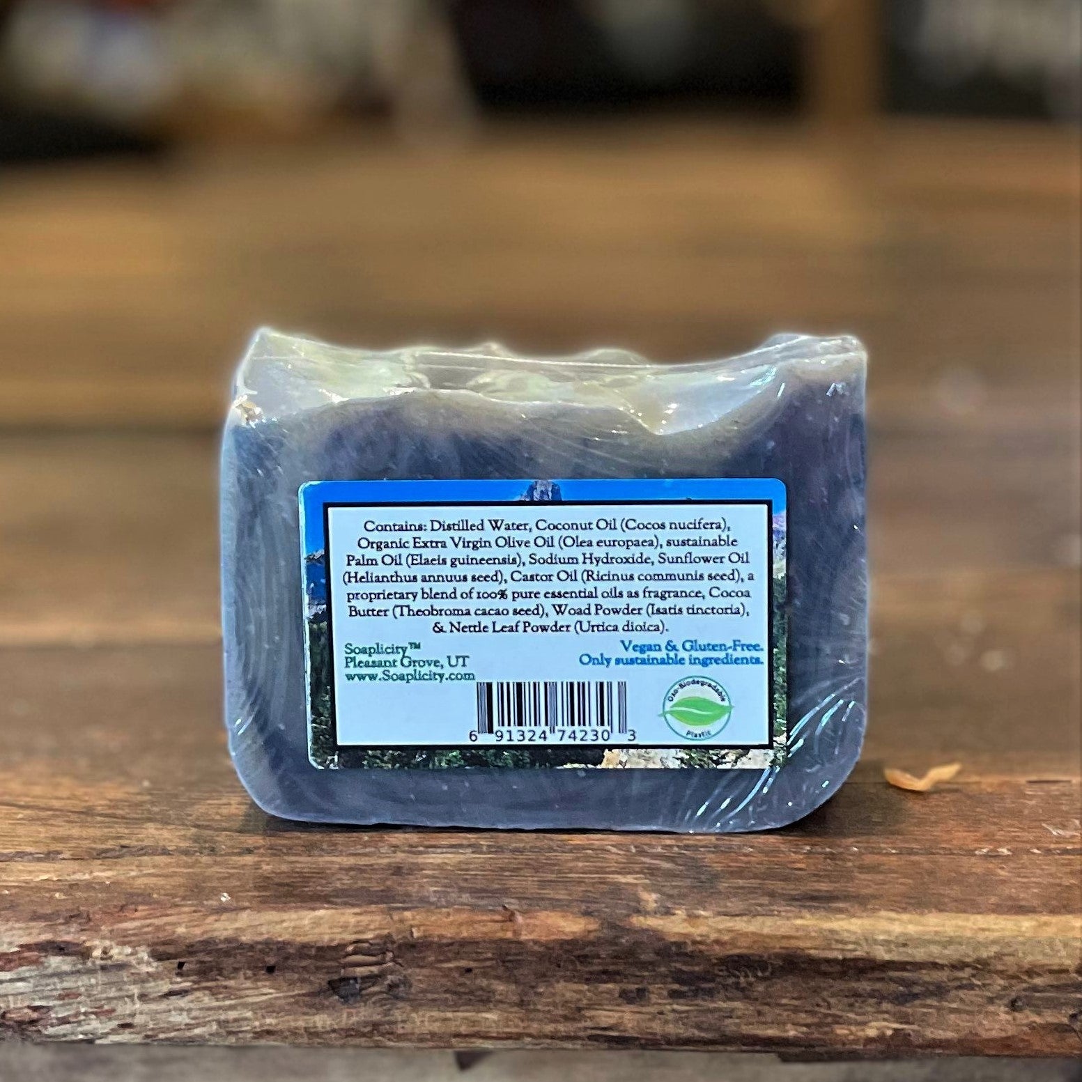 Rugged Soap Bar – Natural Men's Soap with Pine, Wood & Rosemary