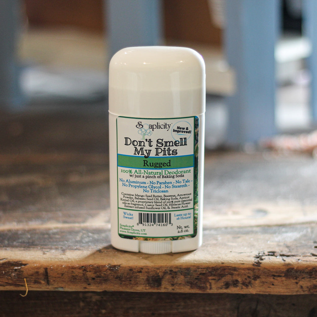 Don't Smell My Pits Natural Deodorant – Rugged Scent | Aluminum-Free