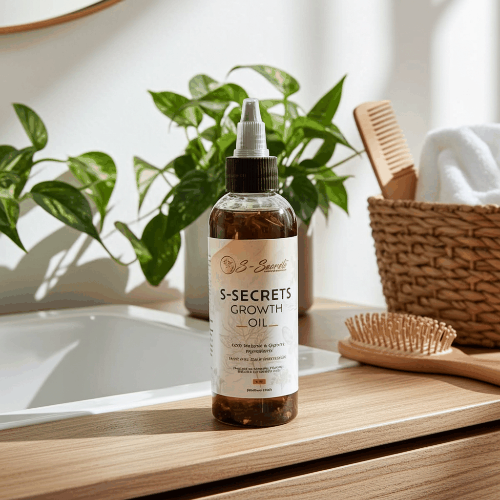 S-Secrets Scalp Stimulator Hair Growth Oil – 4 oz