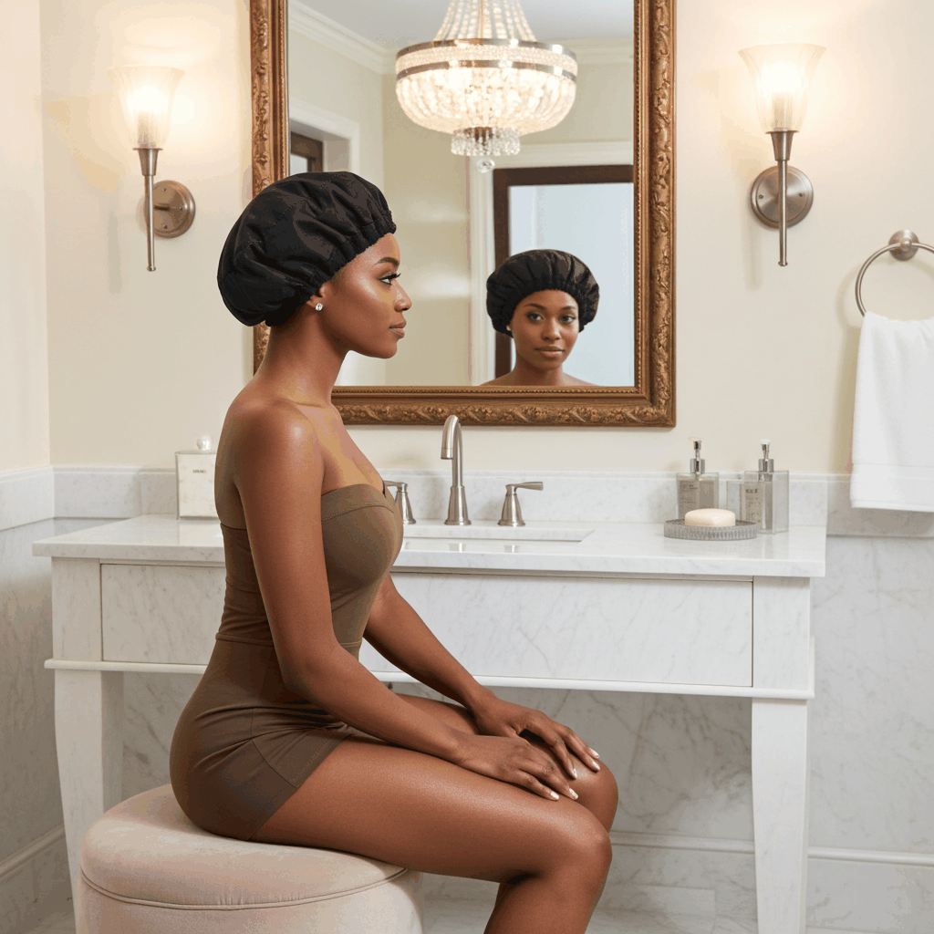 S-Secrets Flaxseed Deep Conditioning Heat Cap – Cordless Microwave-Ready