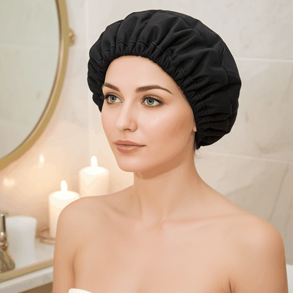 S-Secrets Flaxseed Deep Conditioning Heat Cap – Cordless Microwave-Ready