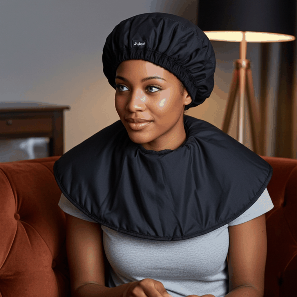 S-Secrets Flaxseed Deep Conditioning Heat Cap – Cordless Microwave-Ready