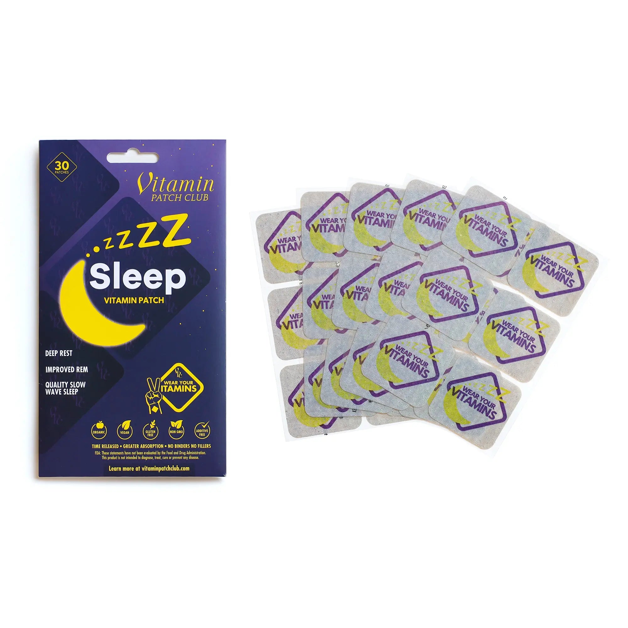 Sleep Patch – Melatonin, GABA & Botanical Sleep Support