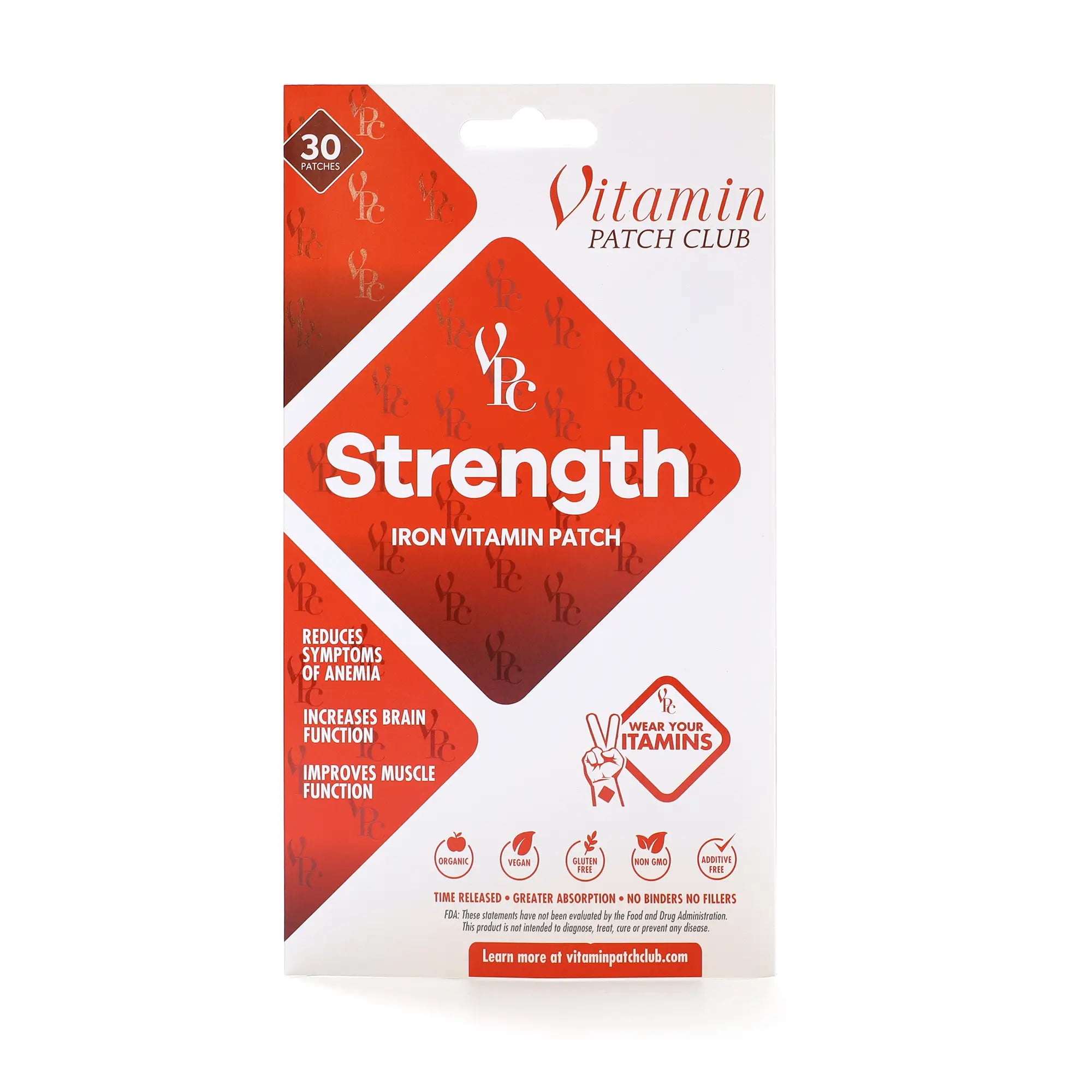 Strength Patch – Iron, Amino Acids & CoQ10 for Energy & Muscle Recovery
