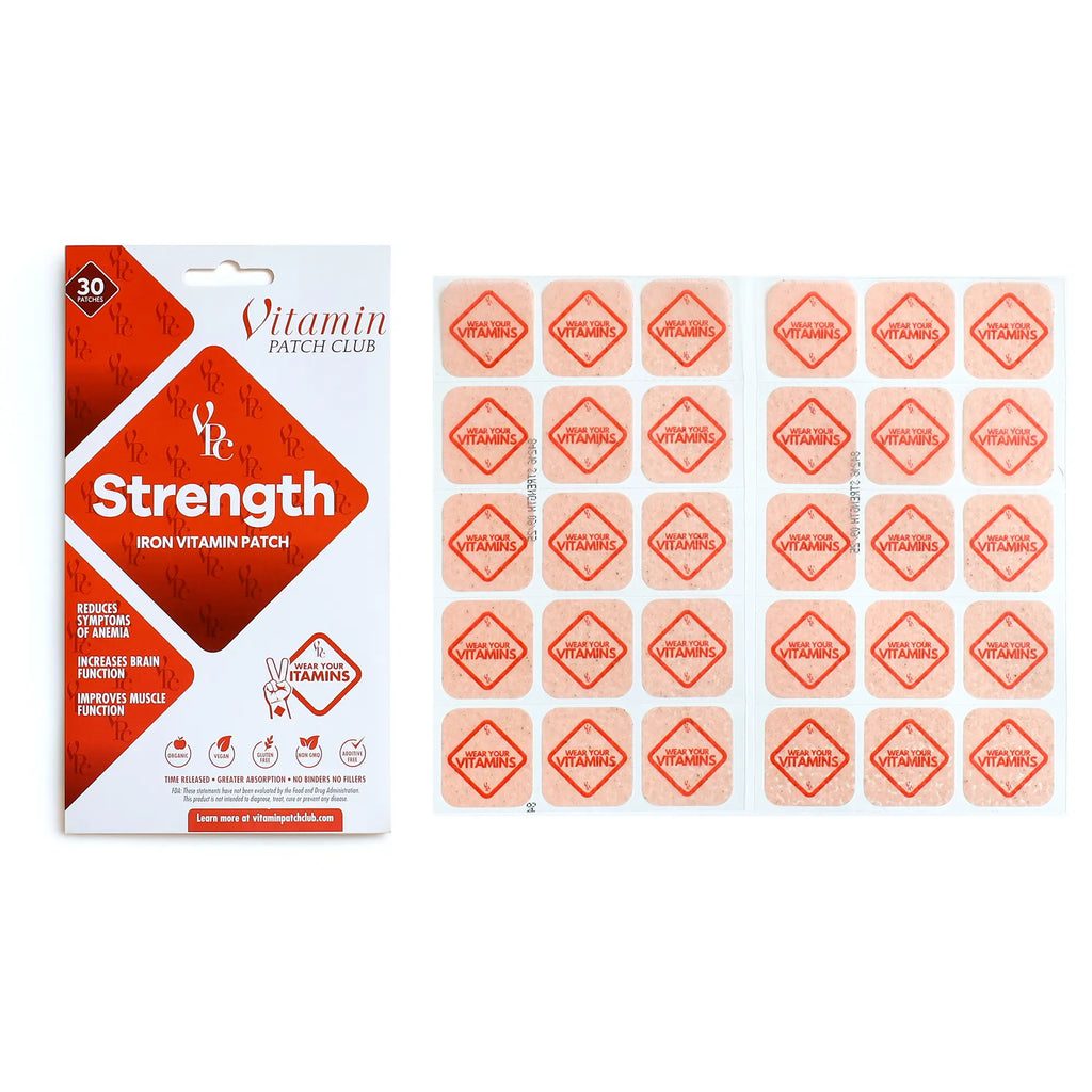 Strength Patch – Iron, Amino Acids & CoQ10 for Energy & Muscle Recovery