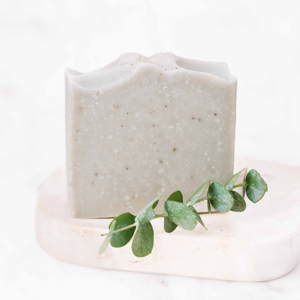 Salt + Sea Tallow & Goat Milk Soap Bar – Mineral-Rich Handmade Cleansing Bar