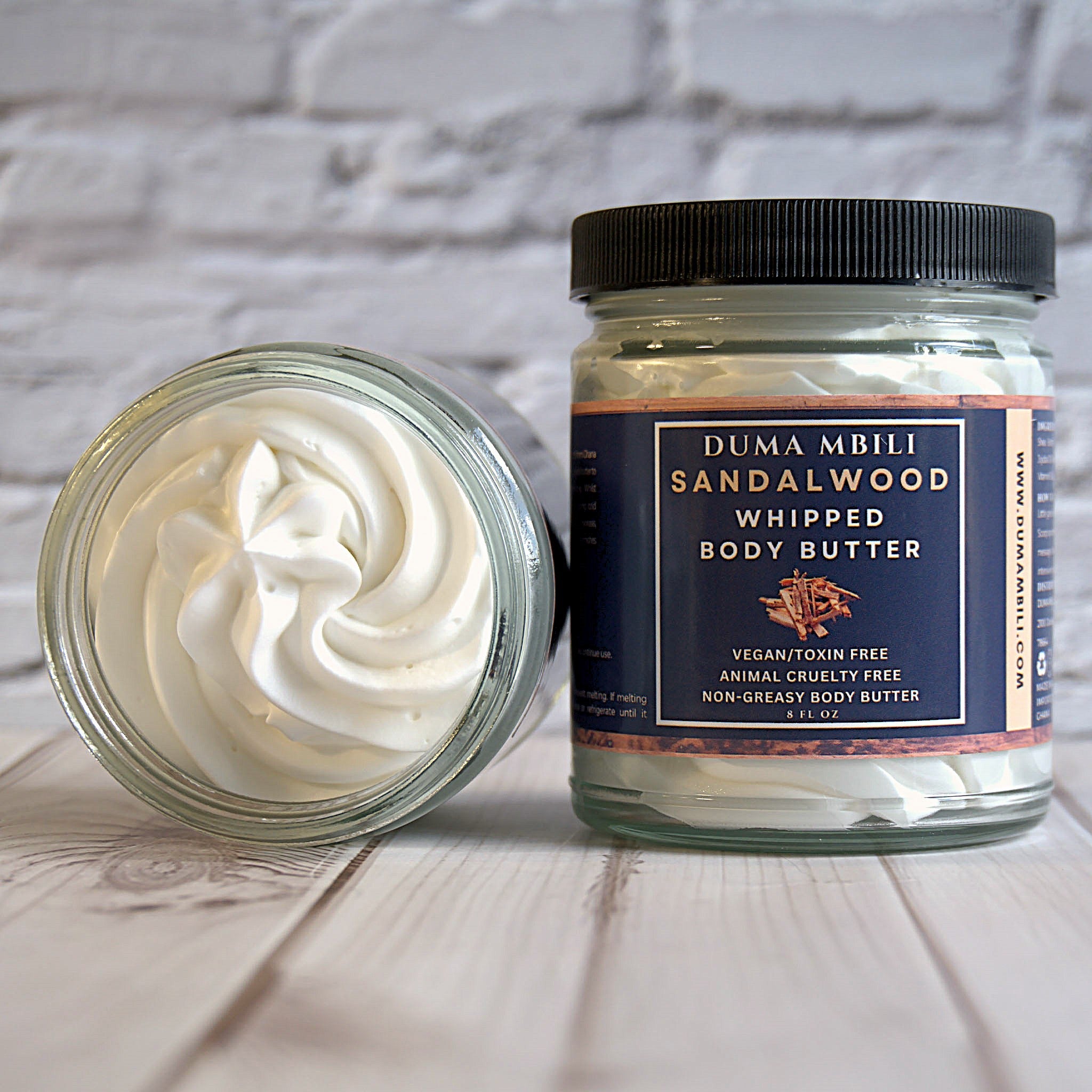Sandalwood Whipped Body Butter – Shea, Mango & Cocoa Butter Blend
