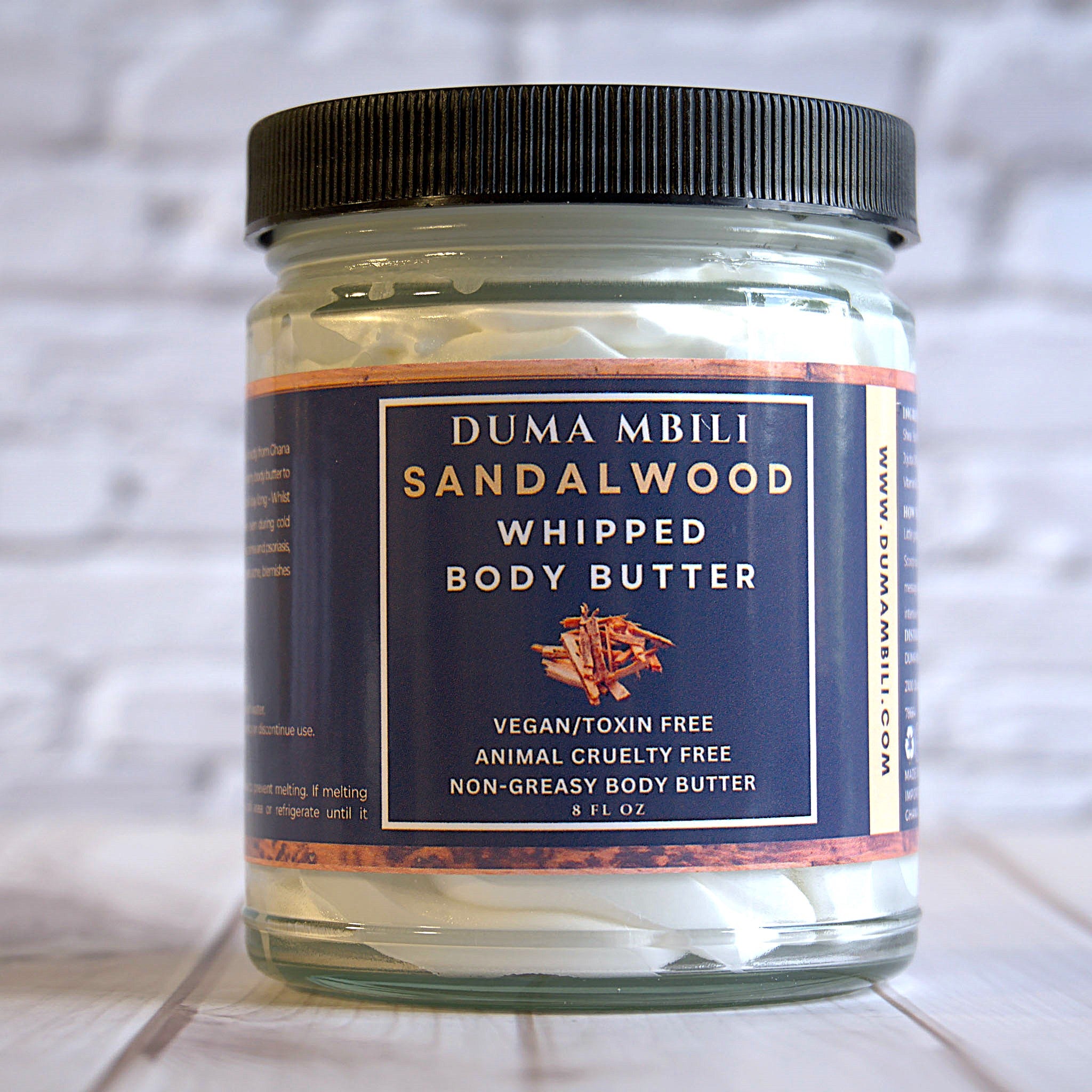 Sandalwood Whipped Body Butter – Shea, Mango & Cocoa Butter Blend