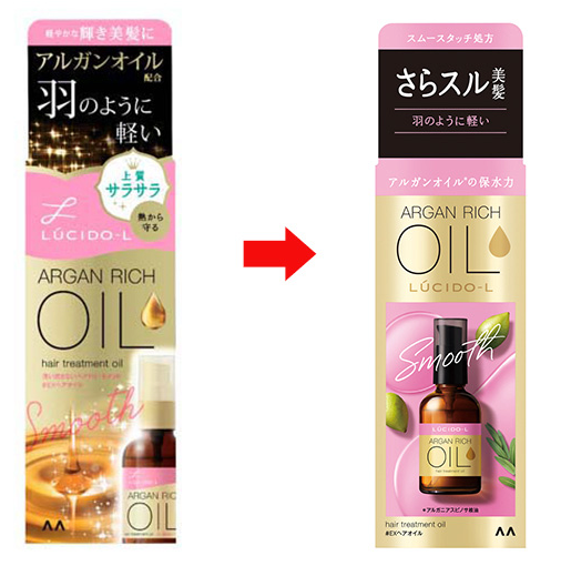 Mandom LUCIDO-L Hair Treatment Oil – Smooth Formula