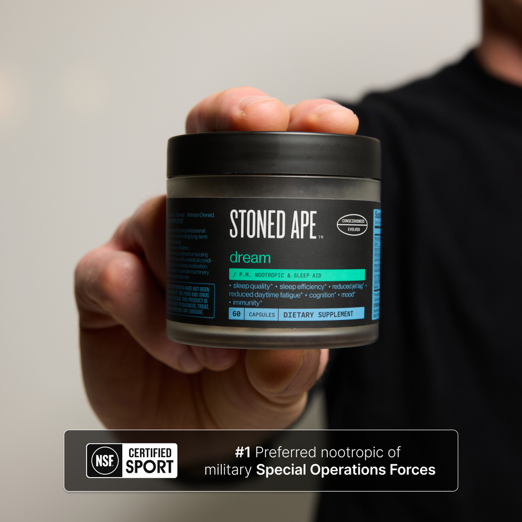Dream P.M. Nootropic & Sleep Aid – Deep Sleep & Overnight Recovery | Stoned Ape, Inc
