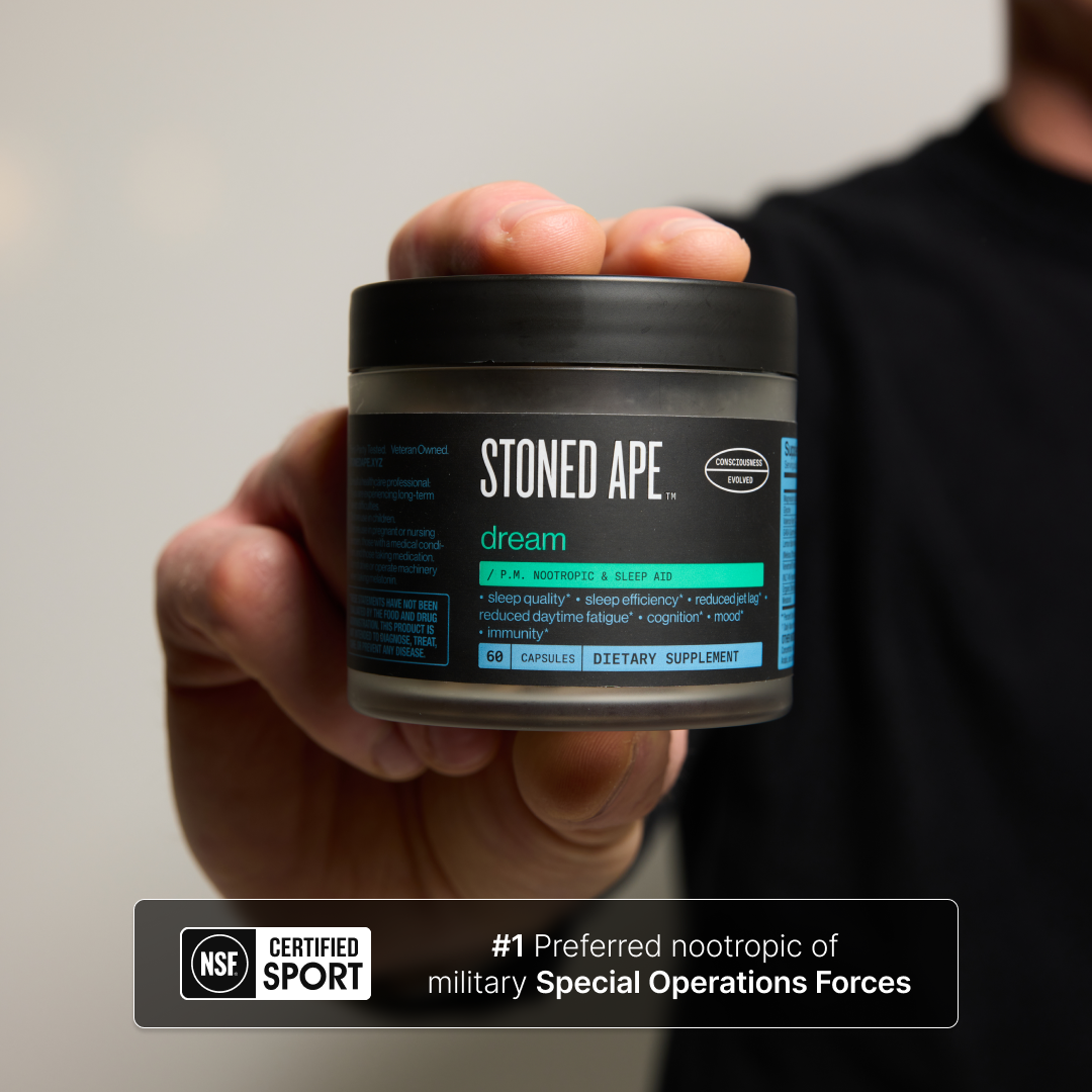 Dream P.M. Nootropic & Sleep Aid – Deep Sleep & Overnight Recovery | Stoned Ape, Inc
