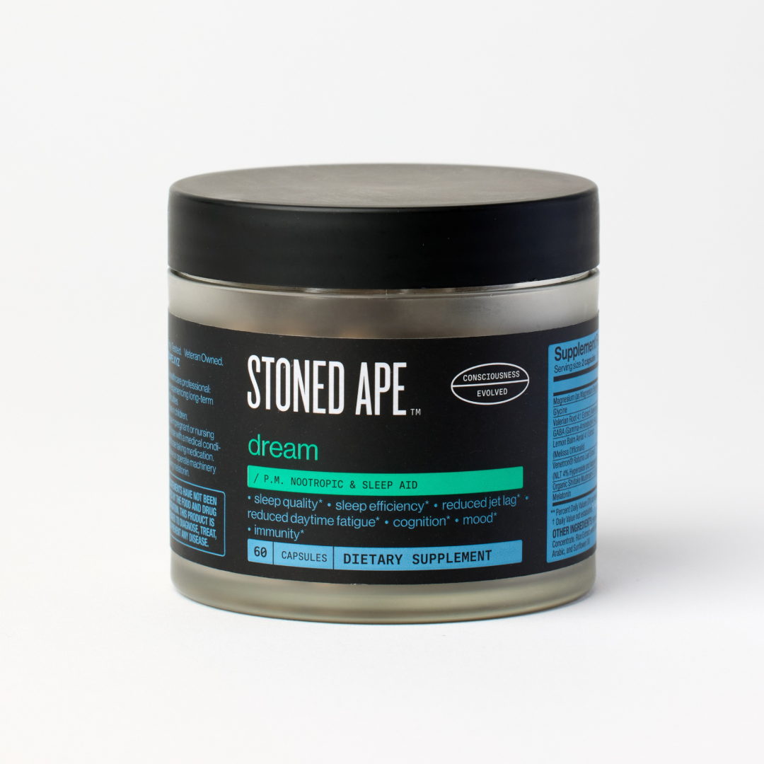 Dream P.M. Nootropic & Sleep Aid – Deep Sleep & Overnight Recovery | Stoned Ape, Inc