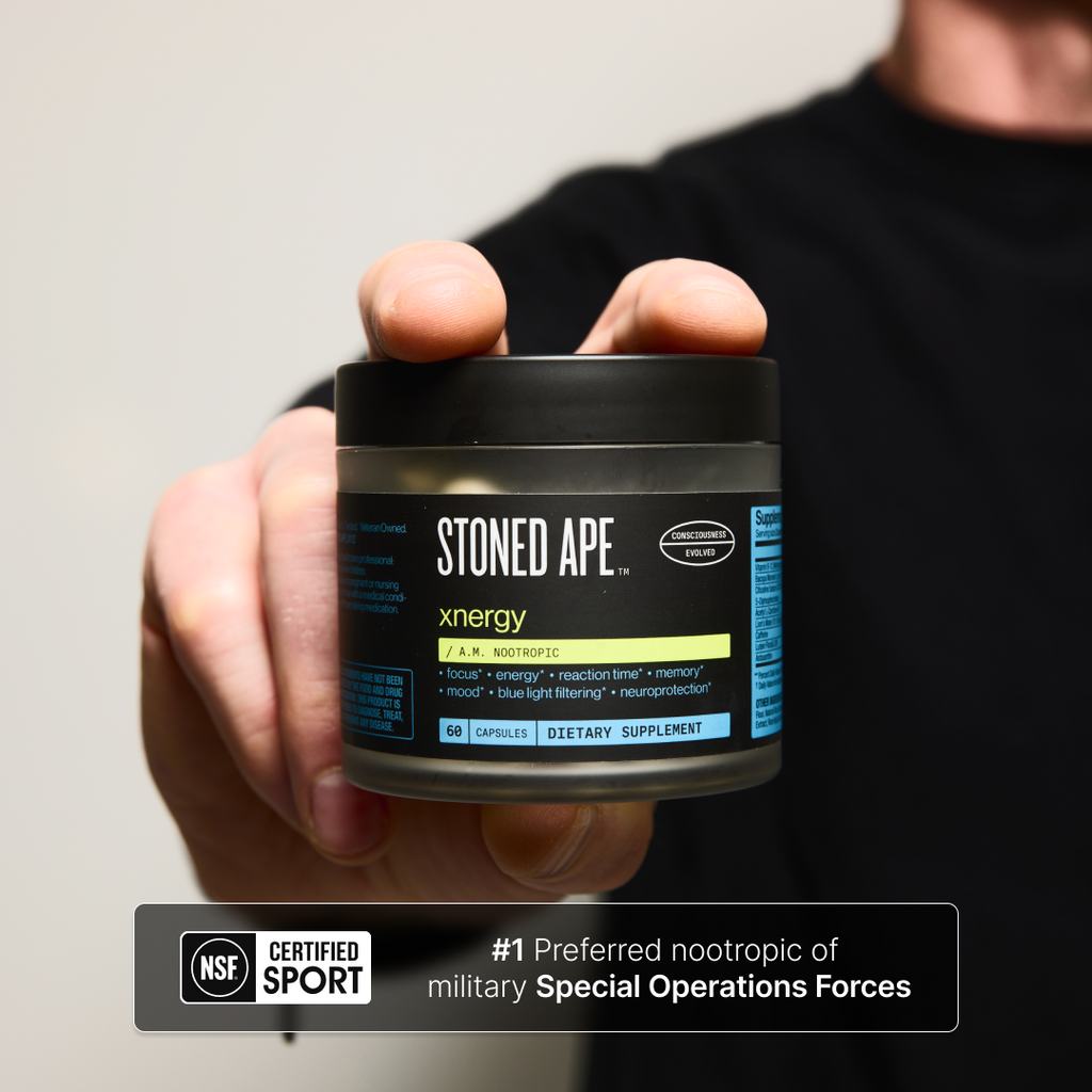 Xnergy A.M. Nootropic – Calm Energy, Focus & Motivation | Stoned Ape, Inc