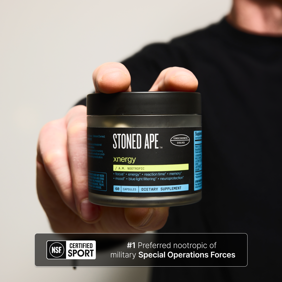 Xnergy A.M. Nootropic – Calm Energy, Focus & Motivation | Stoned Ape, Inc