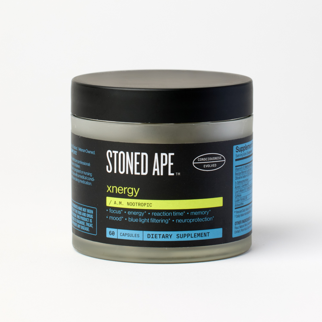 Xnergy A.M. Nootropic – Calm Energy, Focus & Motivation | Stoned Ape, Inc