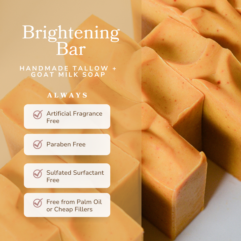Brightening Vitamin C & Bakuchiol Soap Bar – Natural Retinol Alternative Cleansing Bar