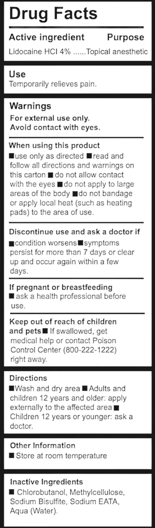 Tattoo Numbing Gel – Mid-Session Pain Relief