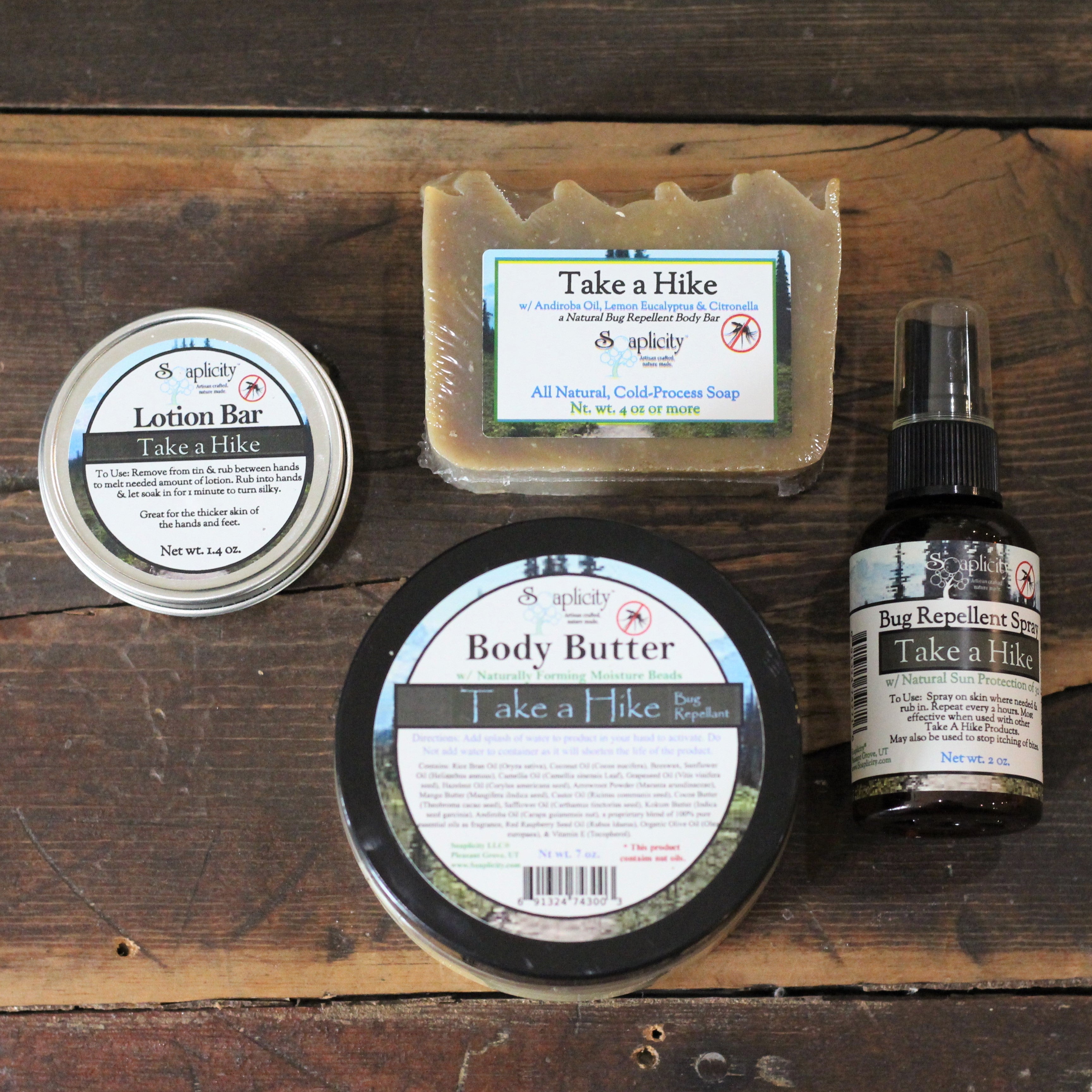 Take a Hike Insect Repellent Packs – Natural DEET-Free Bug Protection Bundle
