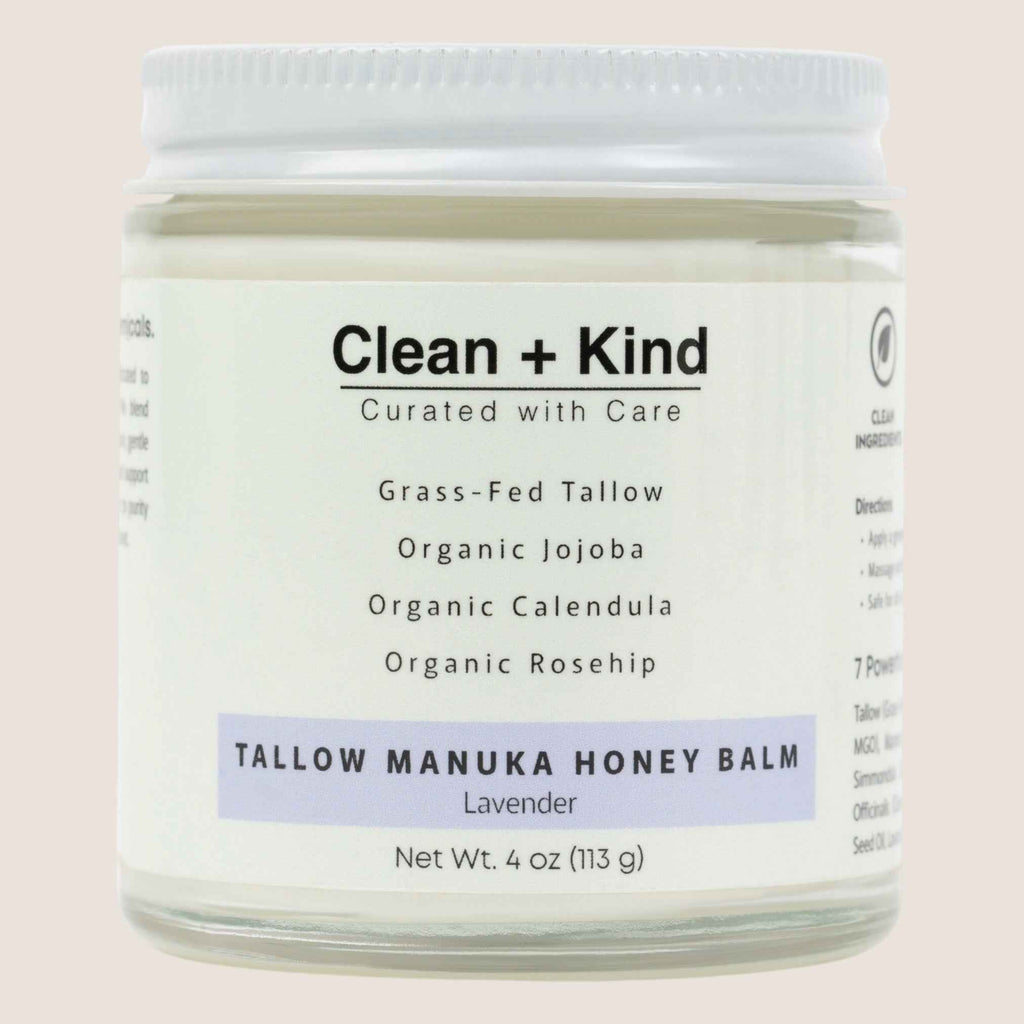 Whipped Tallow Honey Balm – Grass-Fed Tallow & Raw Honey Skin Balm