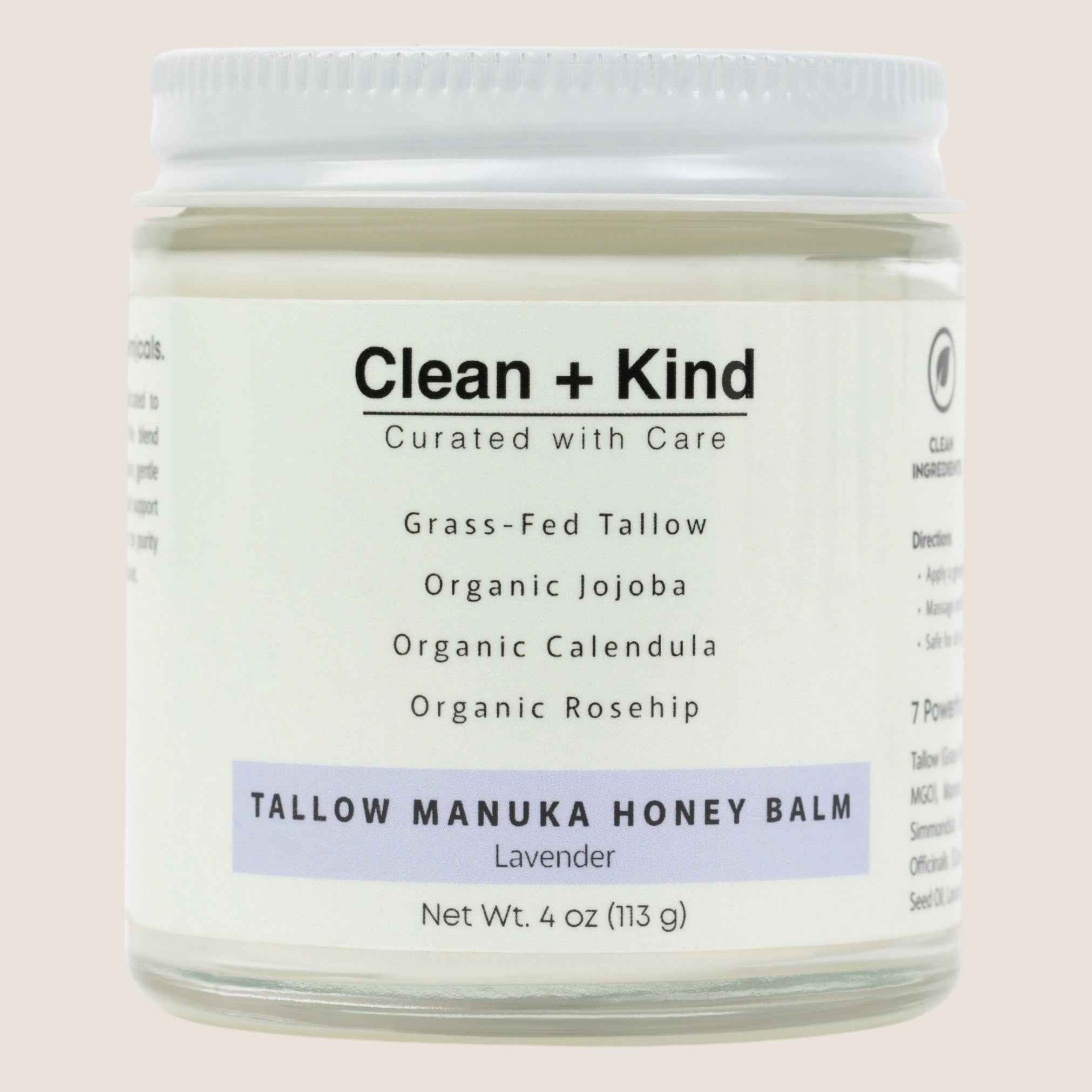 Whipped Tallow Honey Balm – Grass-Fed Tallow & Raw Honey Skin Balm