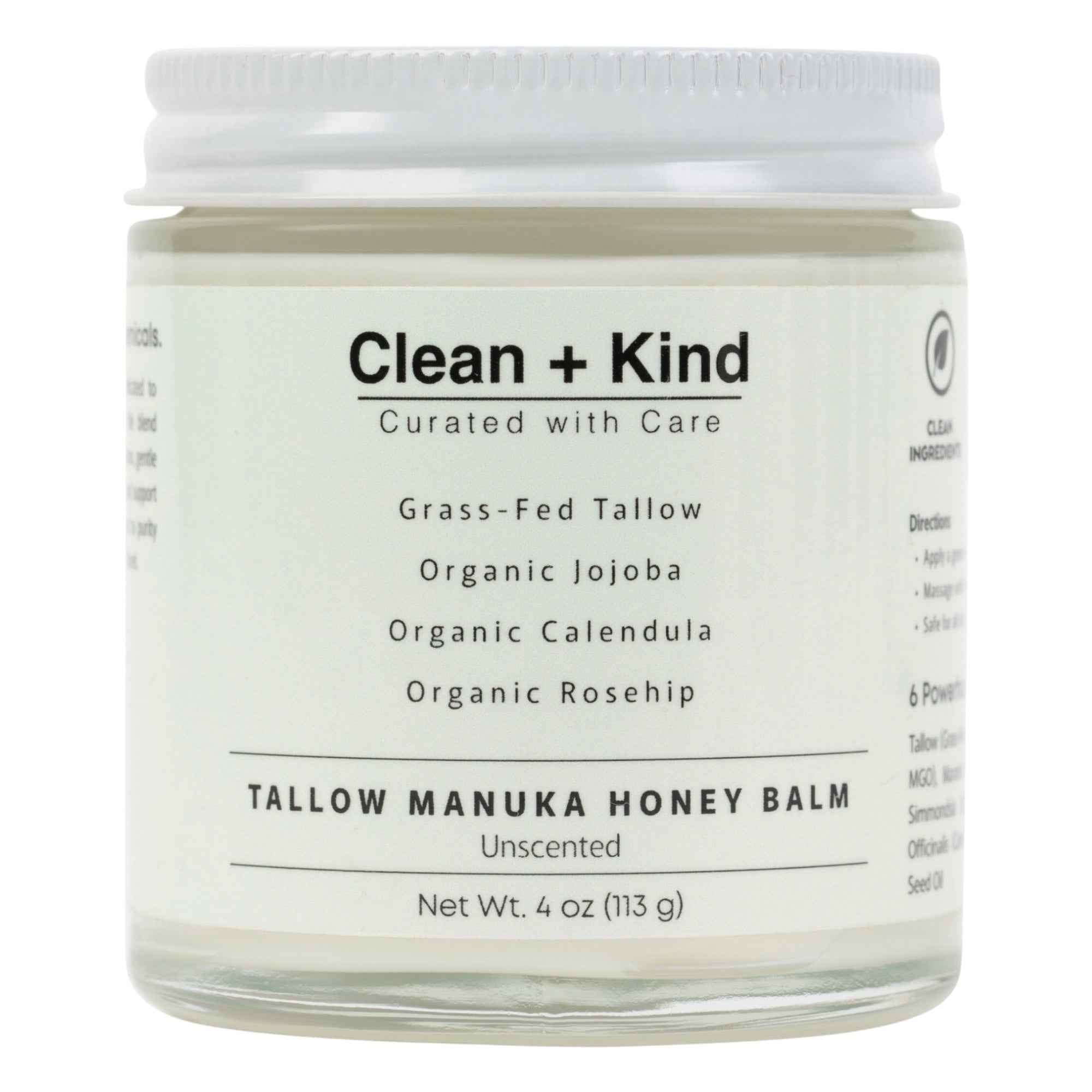 Whipped Tallow Honey Balm – Grass-Fed Tallow & Raw Honey Skin Balm