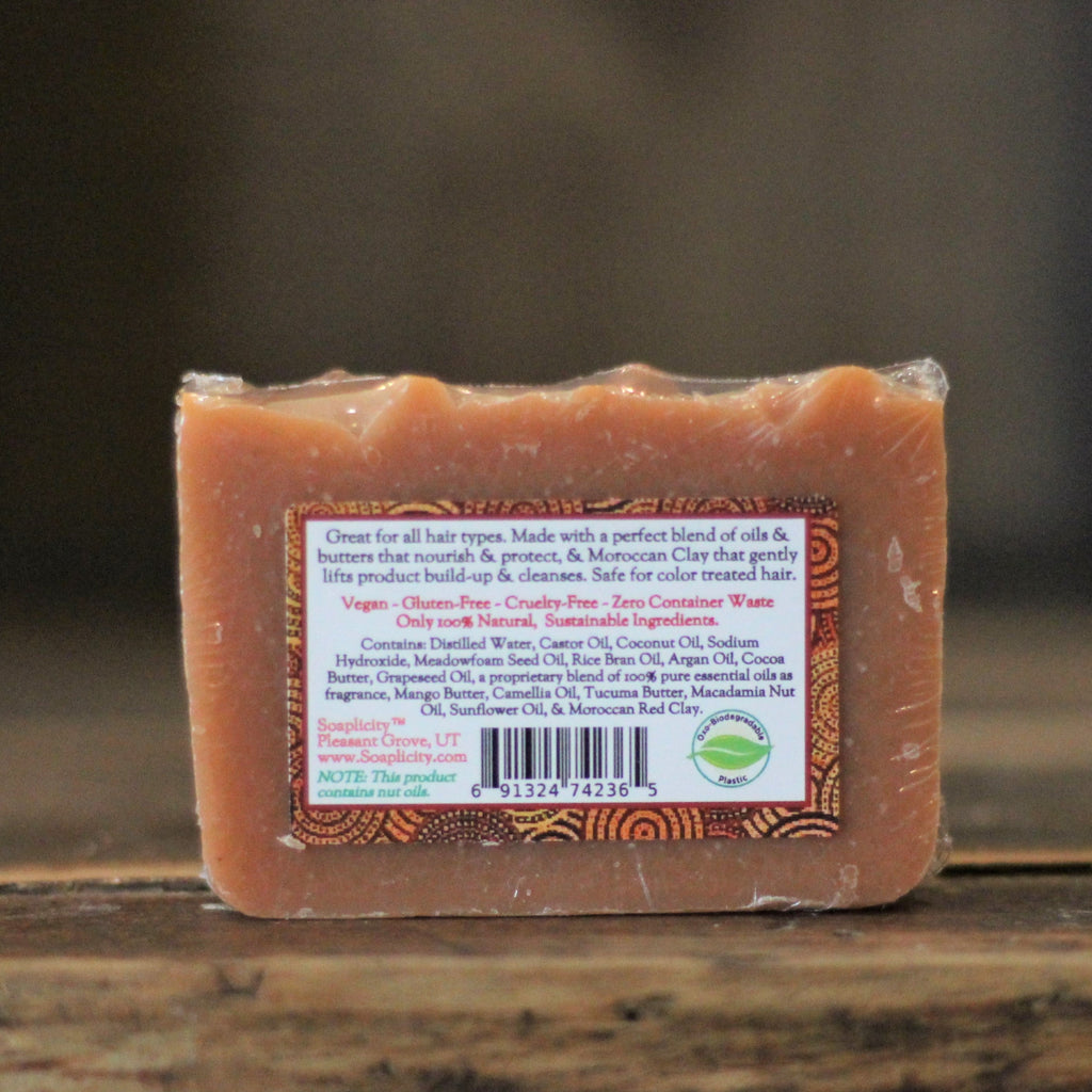Tangerine Patchouli Shampoo Bar – Natural Shampoo Bar with Bright Citrus & Earthy Scent