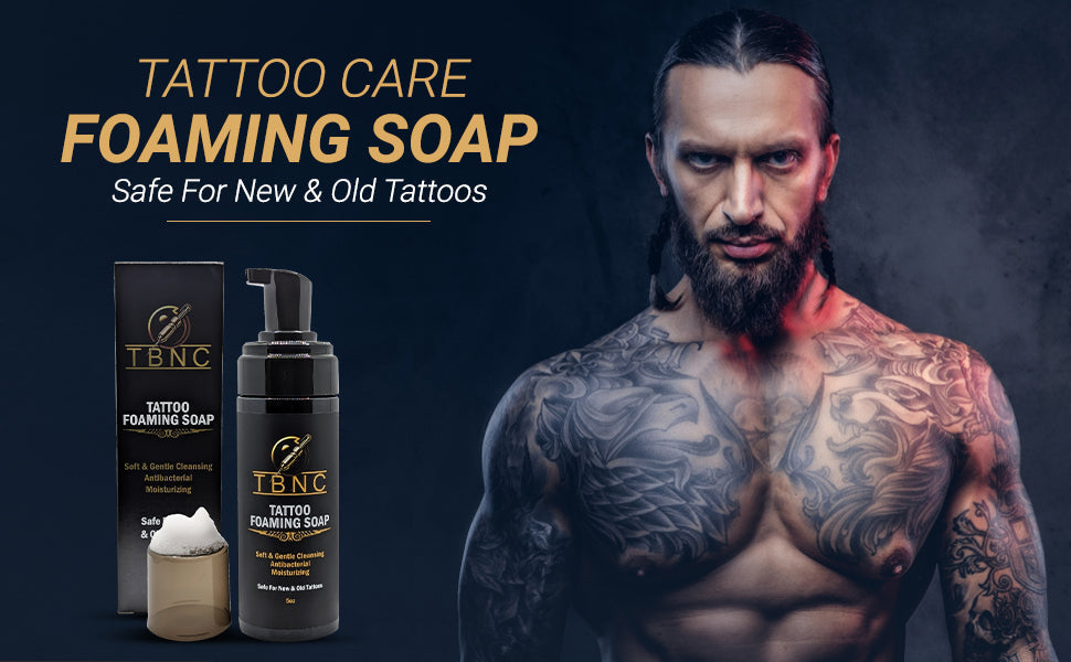 Tattoo Foaming Soap – Antibacterial Gentle Cleanser
