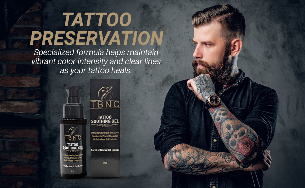 Tattoo Soothing Gel – Cooling Aftercare Relief