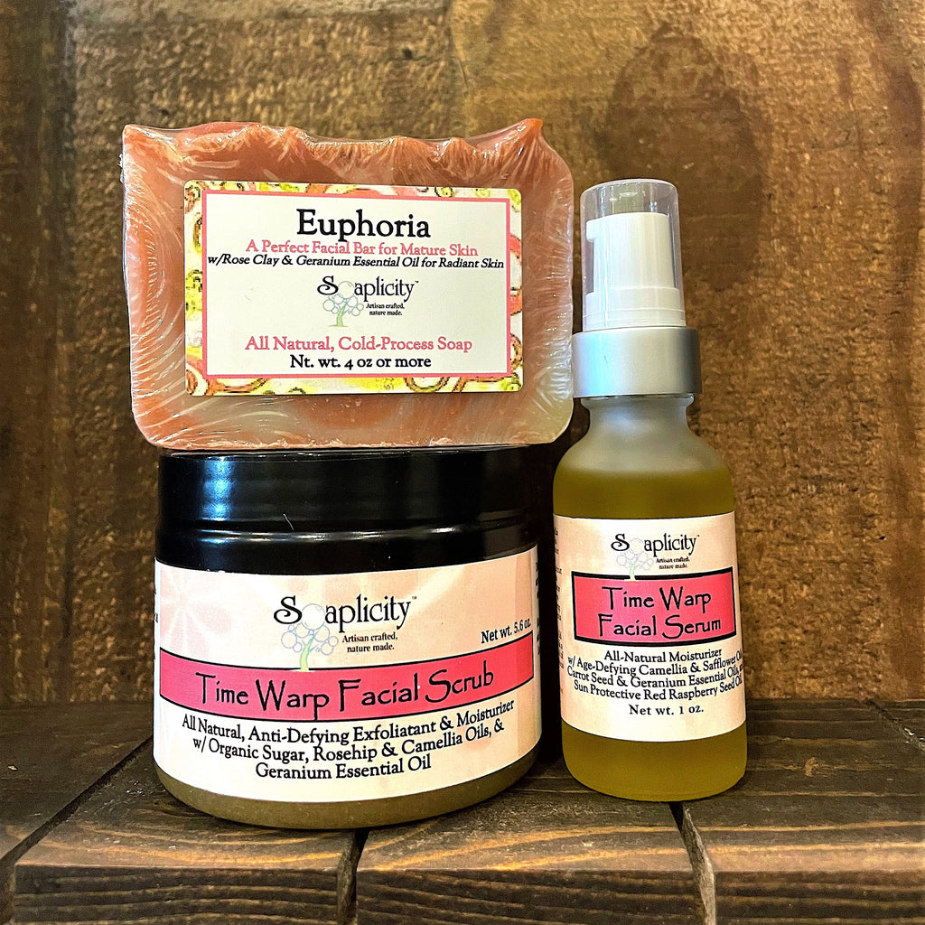 Time Warp Trio Sets for Mature Skin – Anti-Aging Skincare Bundle