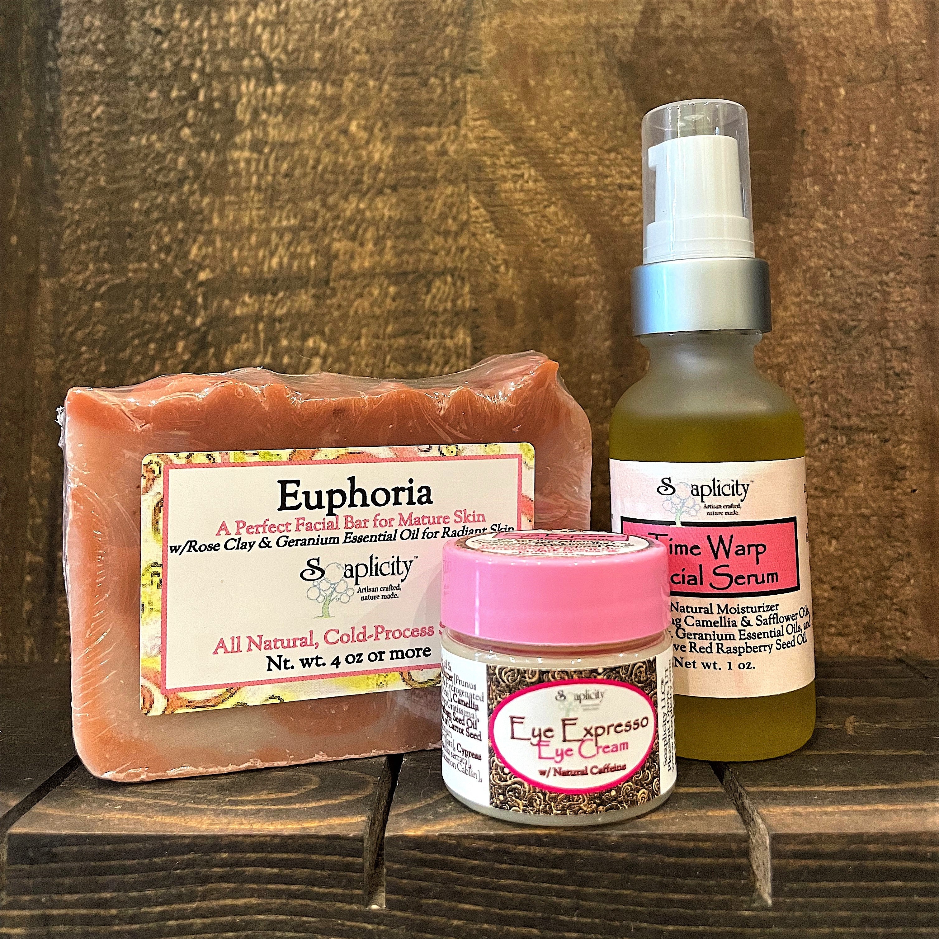 Time Warp Trio Sets for Mature Skin – Anti-Aging Skincare Bundle