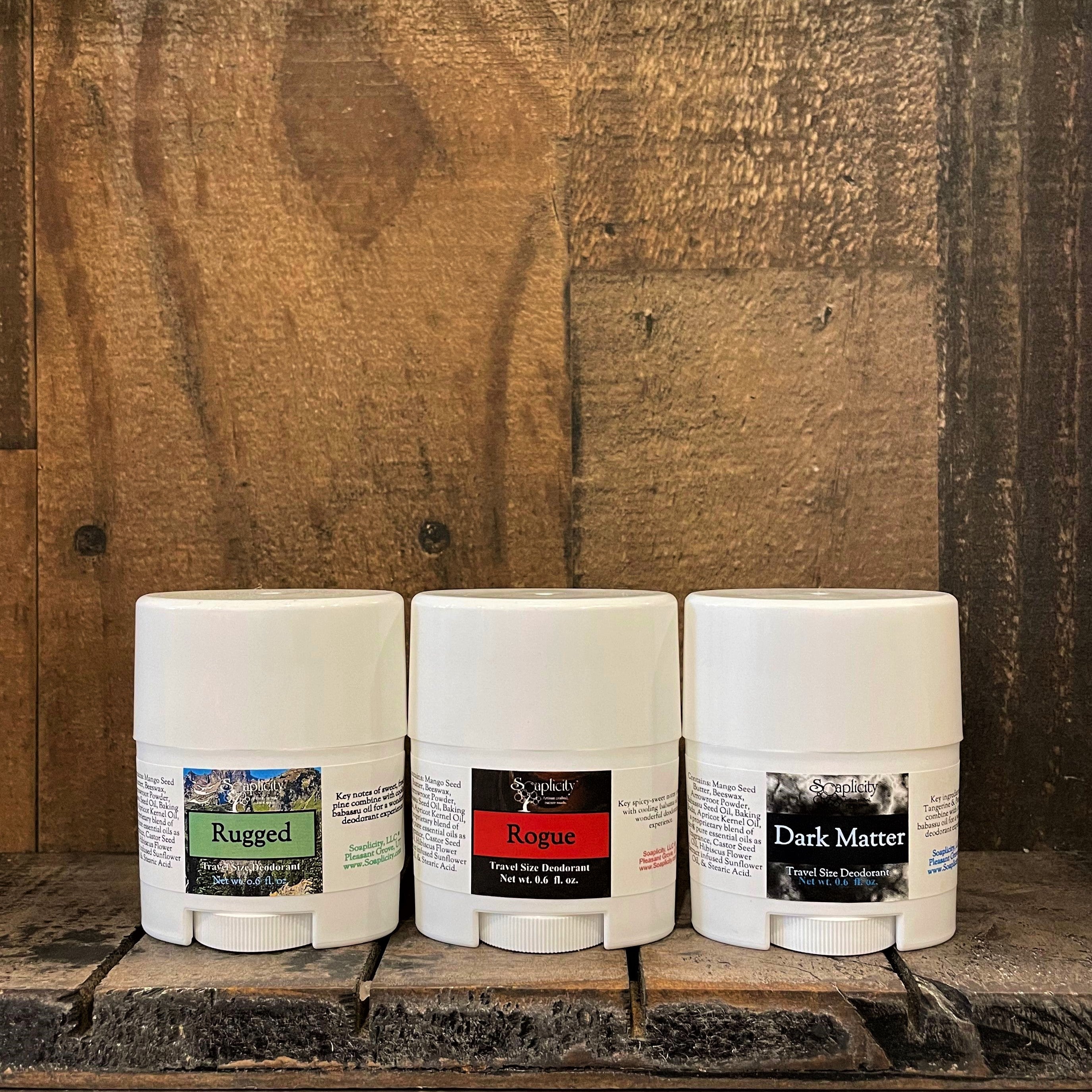 Travel Size Mini Natural Deodorants – Aluminum-Free | Multiple Scents