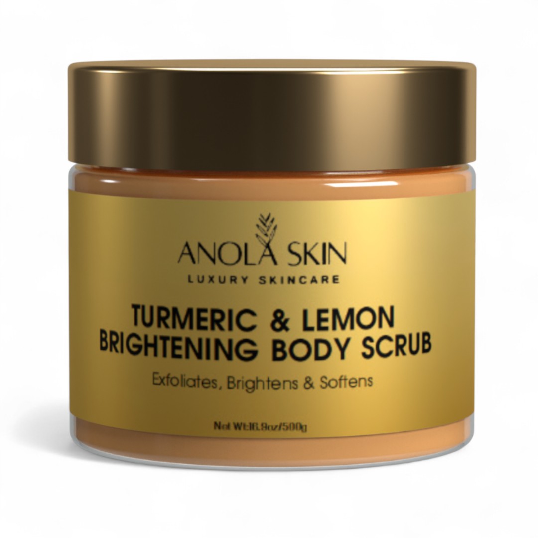 Turmeric & Lemon Brightening Body Scrub (500ml)