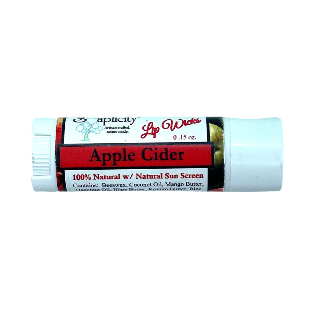 Apple Cider Lip Wick Lip Balm – Natural Moisturizing Lip Balm with SPF 15