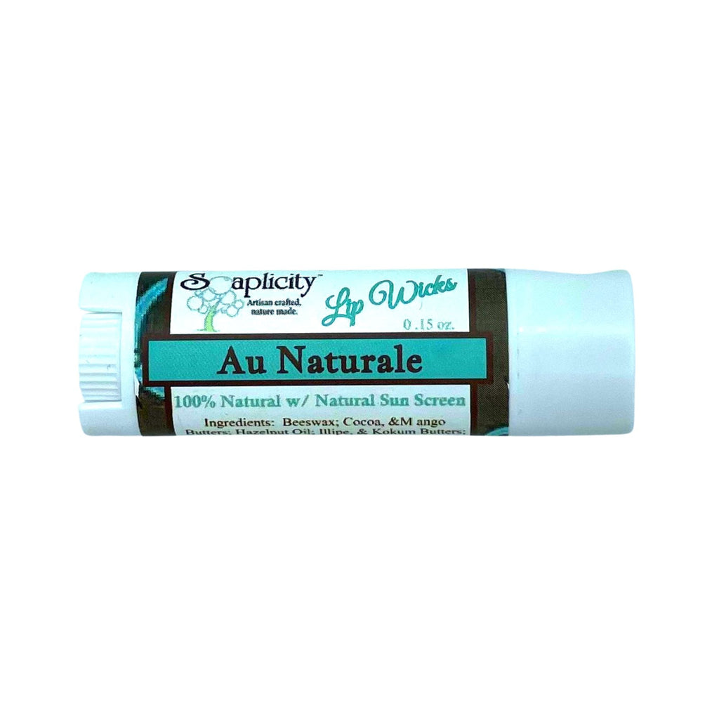 Au Naturale Lip Wick Lip Balm – Unscented Natural Moisturizing Lip Balm with SPF