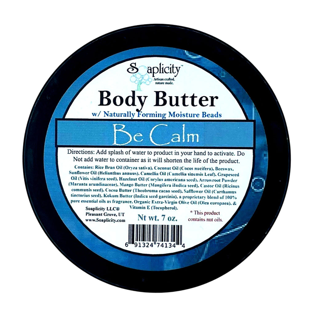 Be Calm Body Butter – Natural Stress-Relief Moisturizer with Calming Essential Oils