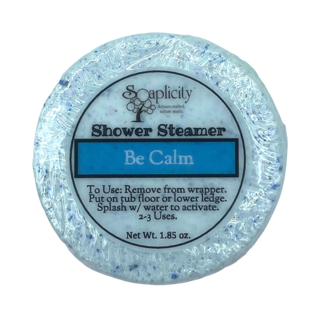 Be Calm Shower Steamer – Natural Aromatherapy Shower Tablet for Stress Relief