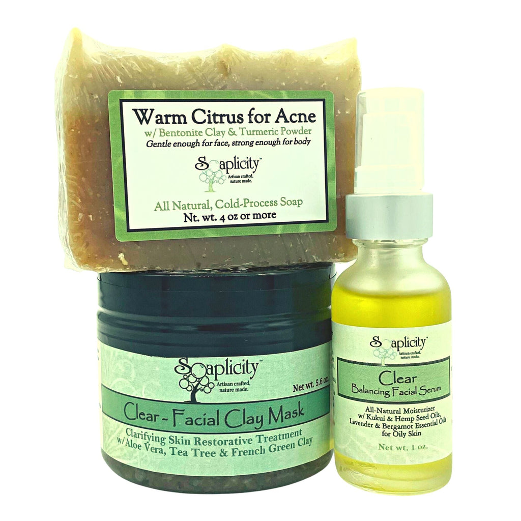 Clear Skincare Sets for Oily Skin – Natural Oil-Balancing Face Care System